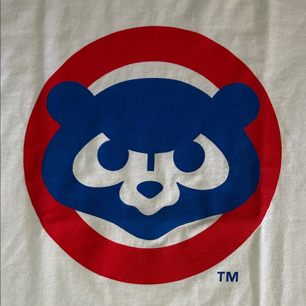 Chicago Cubs Vintage “Cubbie Bear” Gildan Ultra Blend White T-Shirt